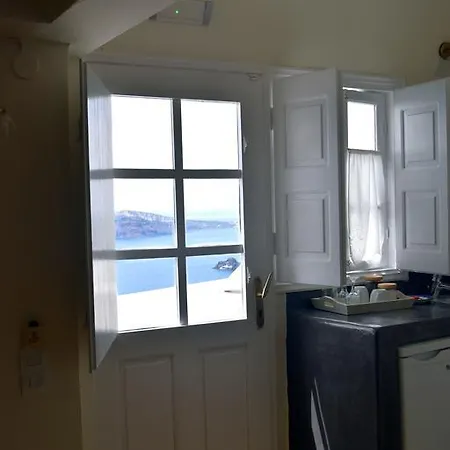 아파트 Captain John Oia-caldera,sunset & Volvano View 이아