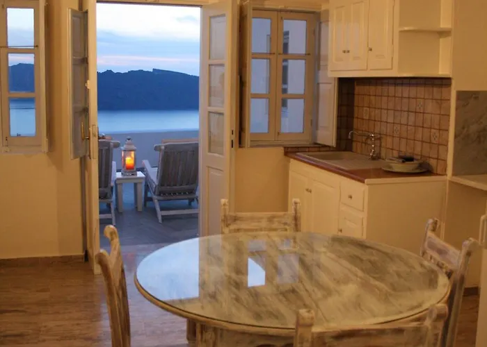 Apartament Captain John Oia-caldera,sunset & Volvano View Oia