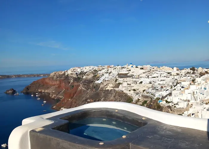 Captain John Oia-caldera,sunset & Volvano View Apartament